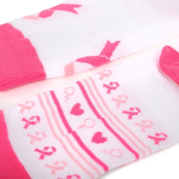 Women's Breast Cancer Awareness Novelty Socks - Picture 4 of 5